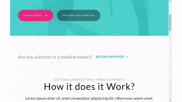 Creating a Doctor Appointment Landing Page with HTML and CSS.gif